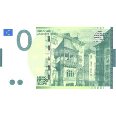 0 Euro Biljet Innsbruck Goldenes Dachl 0 Euro Biljet Innsbruck Goldenes Dachl
